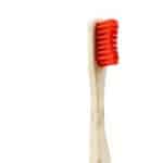 f.e.t.e Brosse à dents en bambou rouge – Adulte medium
