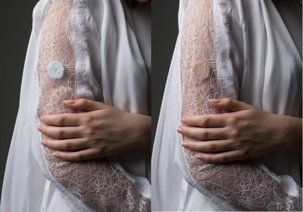 Capteur Protect patch adhésif pour capteur de glycémie lot de 4 patchs beige – Image 4